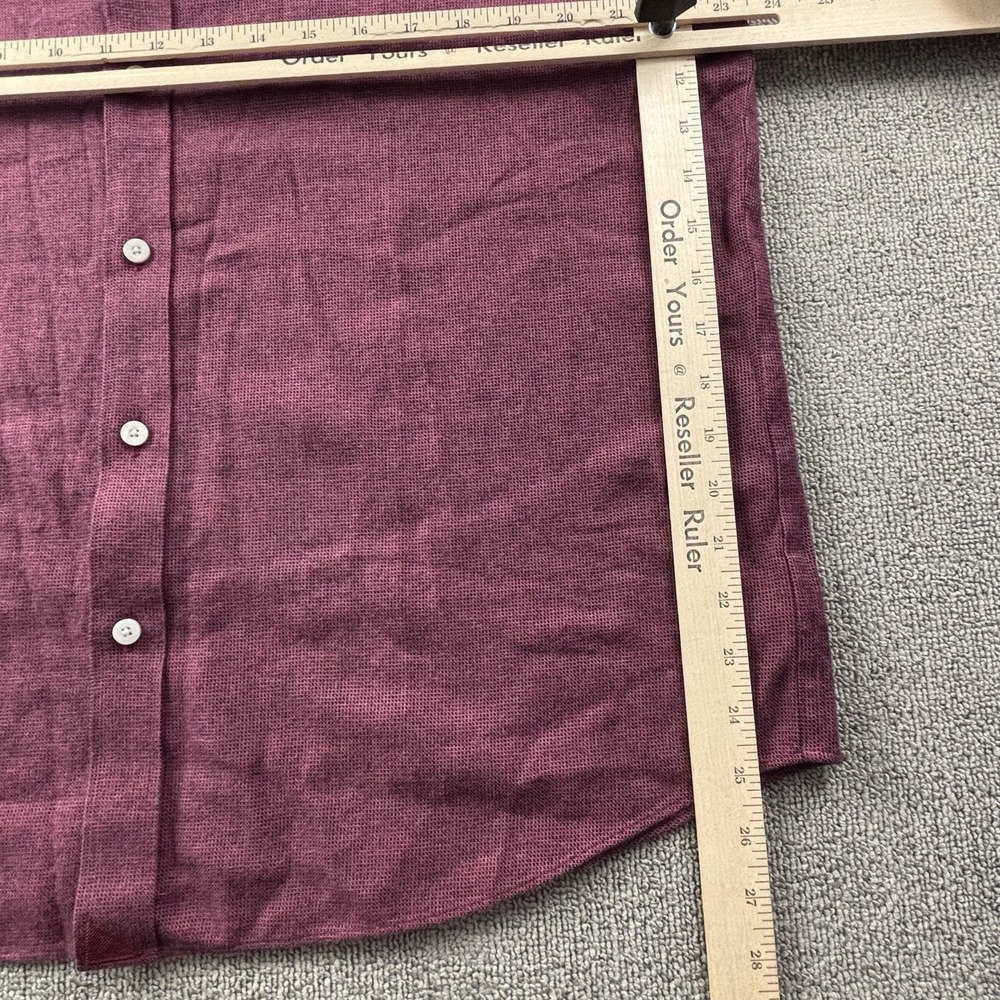 UNTUCKit Shirt Adult Extra Large Red Button Up Long Sleeve Casual Preppy Men's - Picture 12 of 14